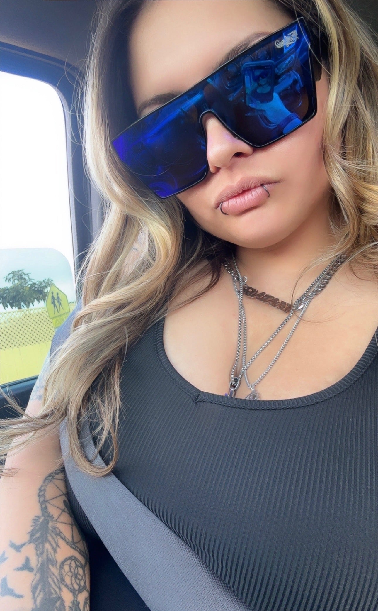 Blue OG Safety Sunglasses