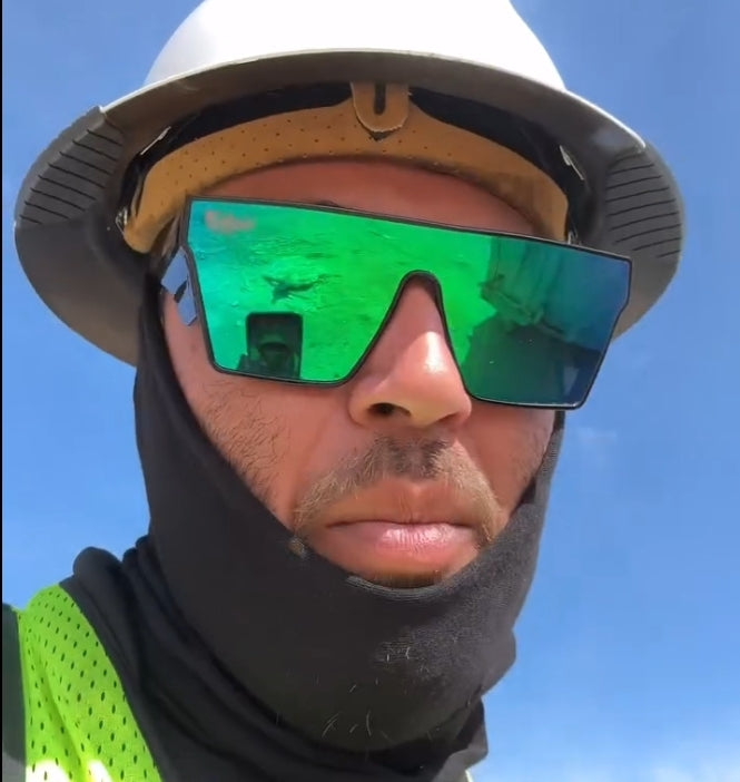 Green Og Safety Sunglasses