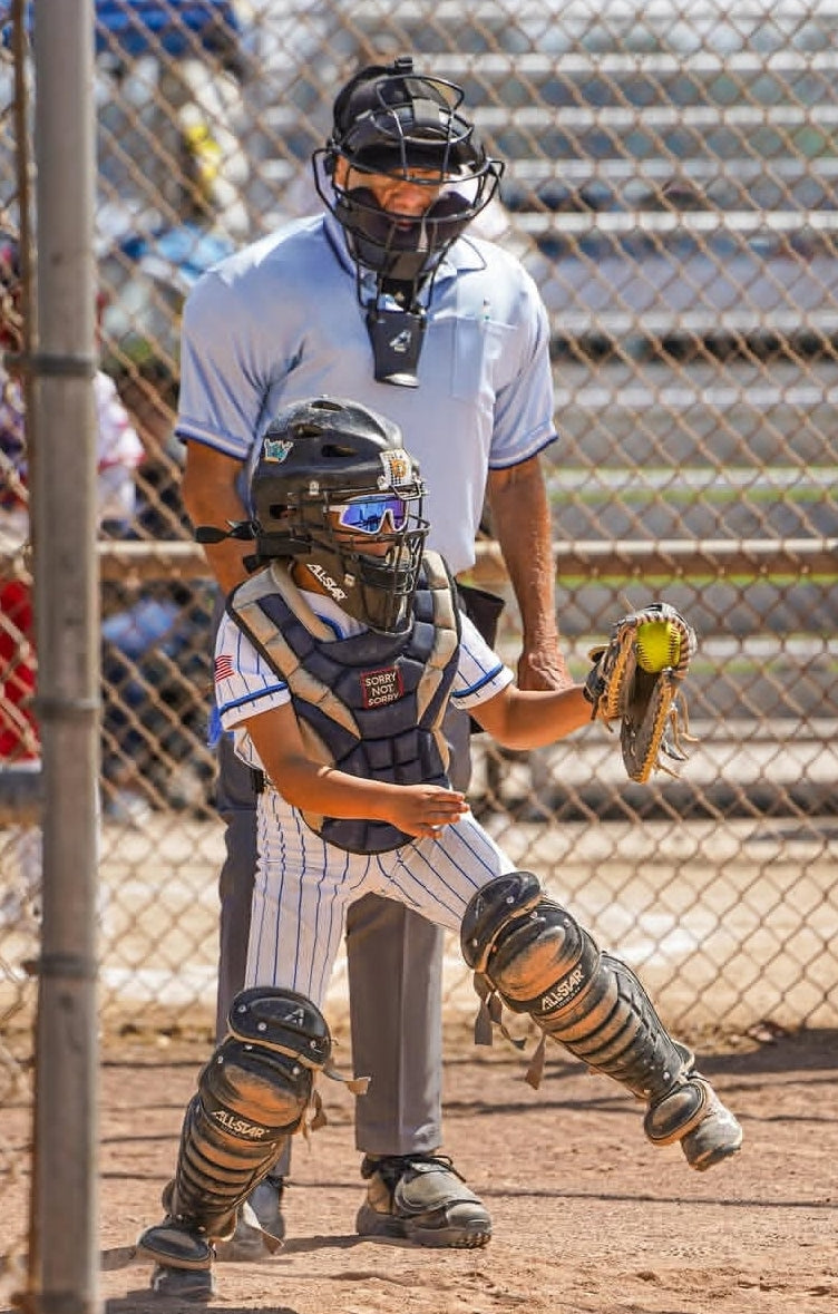 "53" White Blue Oversized and Polarized