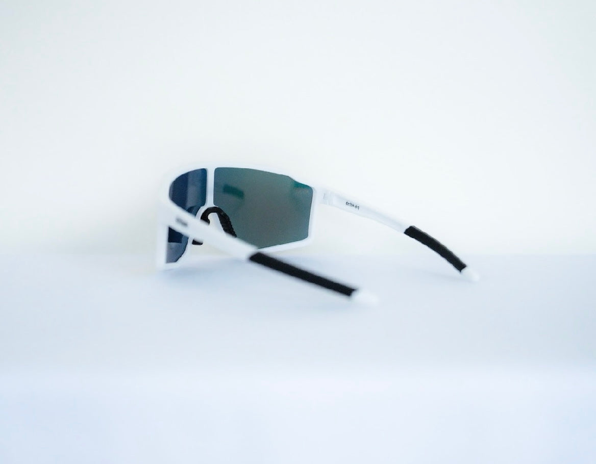 "53" White Mirror Chrome Oversized and Polarized