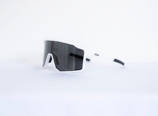 "53" White Black Oversized and Polarized