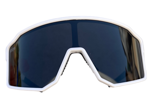 "53" White Black Oversized and Polarized