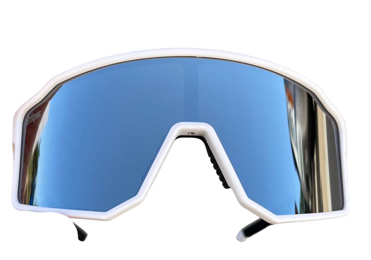 "53" White Mirror Chrome Oversized and Polarized