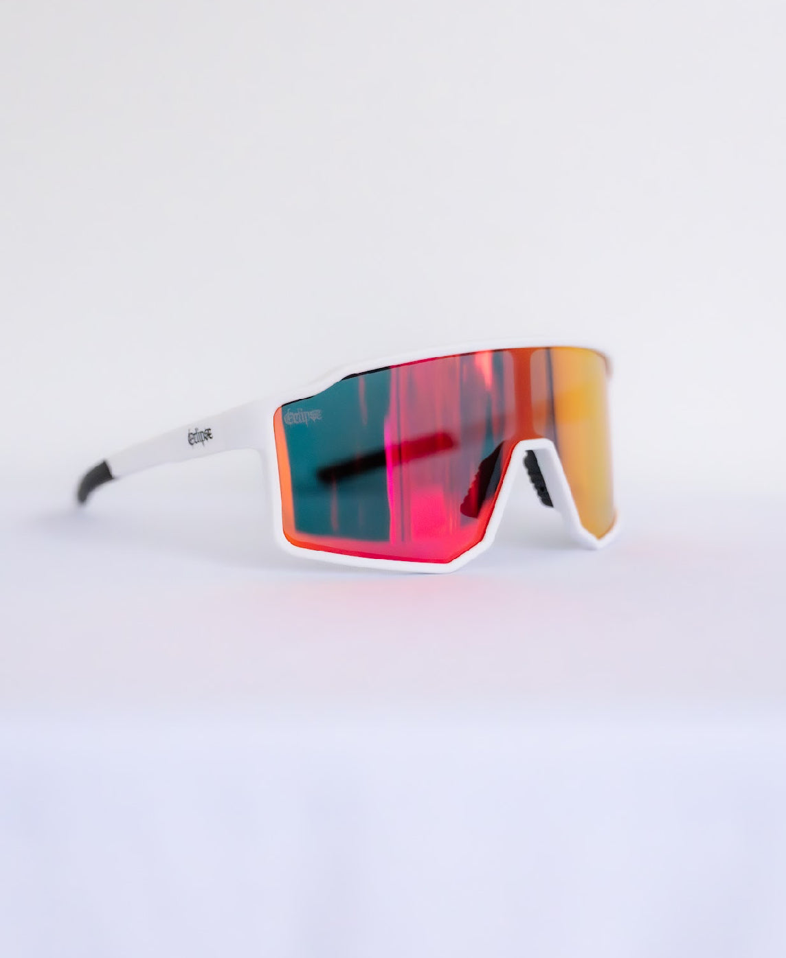 "53" White Red Oversized and Polarized