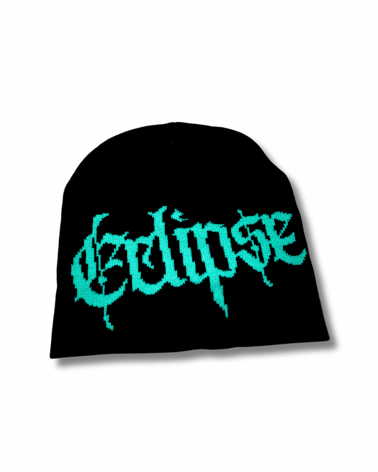 2000s Teal Double Sided Eclipse Beanie
