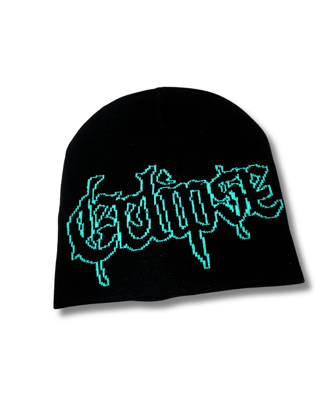2000s Teal Double Sided Eclipse Beanie
