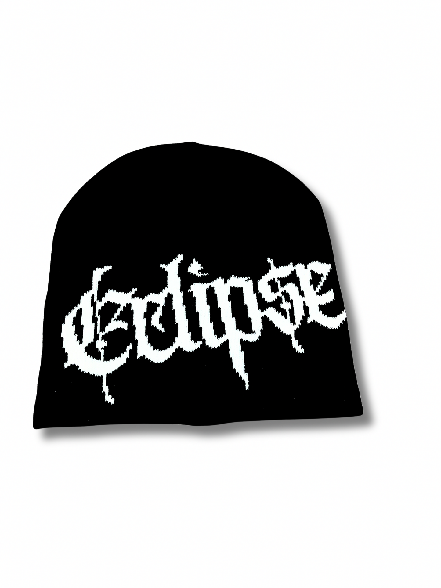 2000s inspired Black/White Eclipse Beanie